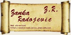Žanka Radojević vizit kartica
